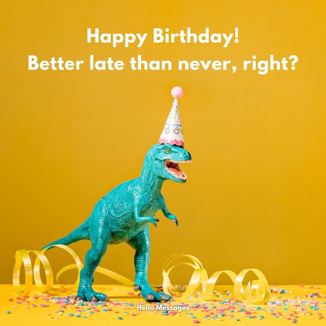 Happy Birthday! Better late...
