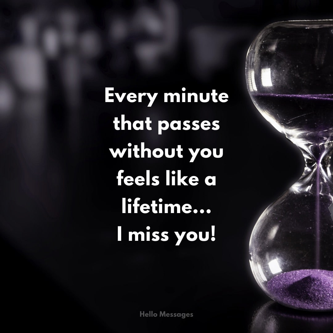 Every minute that passes...