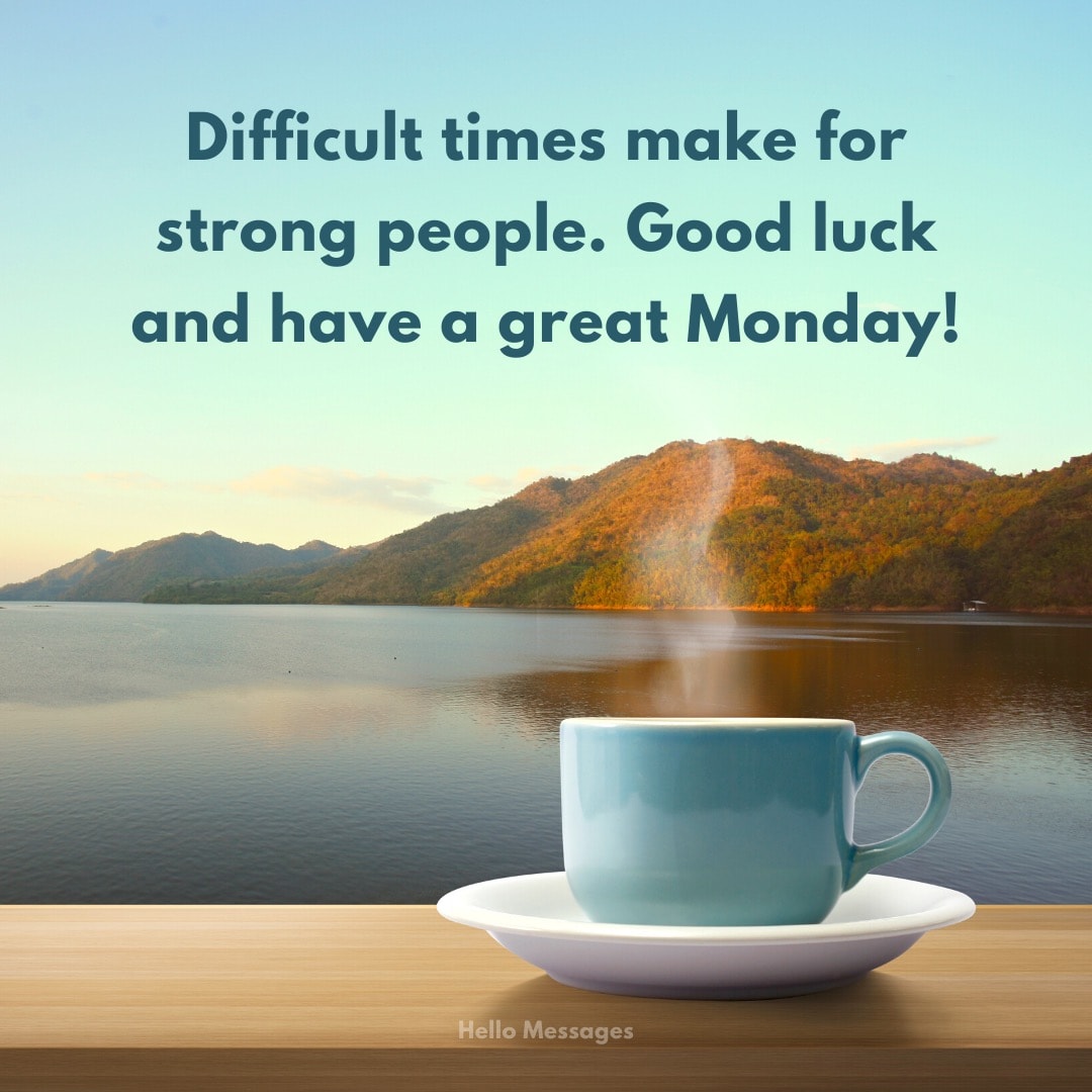Difficult times make for...