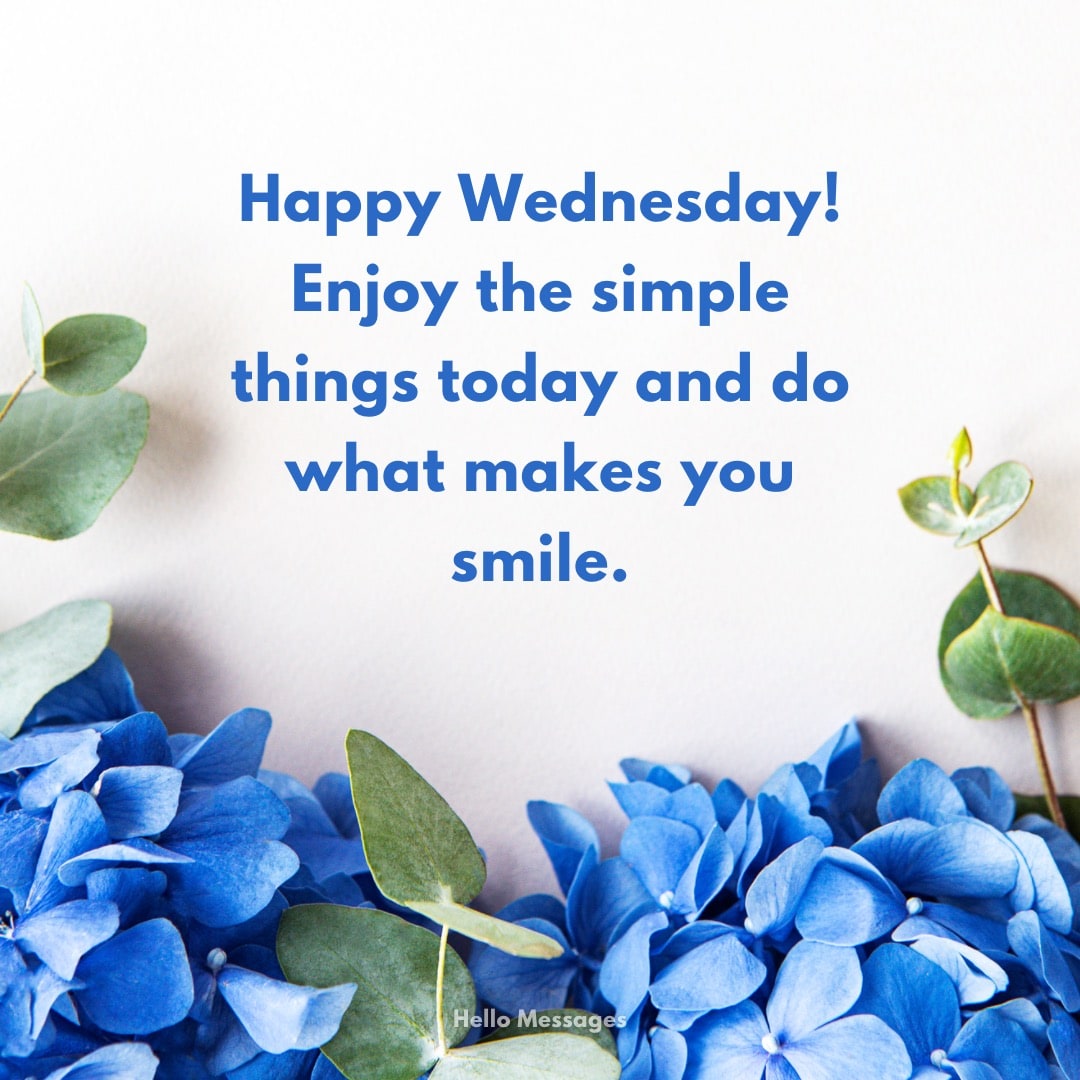Happy Wednesday. Enjoy the...